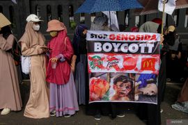 Aksi bela Palestina di Malang