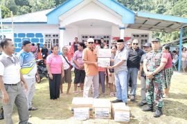 Satgas bencana alam Halbar salurkan bantuan untuk korban erupsi Gunung Ibu