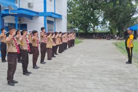 Polres Simalungun gelar pelatihan Pramuka Saka Bhayangkara Krida Lalulintas