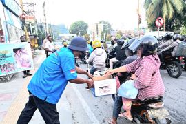 KNPI galang dana bantu korban bencana tanah longsor di Pegaf
