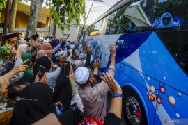 Pemberangkatan jamaah haji Cilegon gelombang pertama 5 Mei
