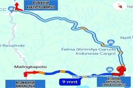 Polres Gorontalo Utara lakukan pengalihan arus lintas Sulawesi