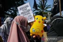 Aksi bela Palestina di Bandung