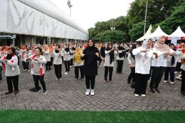 Hari Lansia Nasional, Bupati Ipuk senam bersama komunitas lansia Banyuwangi