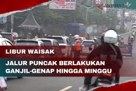 Libur Waisak, Jalur Puncak berlakukan ganjil-genap hingga Minggu