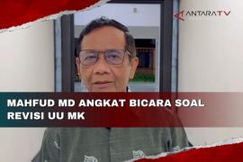 Mahfud MD angkat bicara soal revisi UU MK