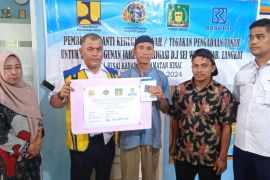 BPN Langkat bayar ganti rugi pengadaan pembangunan jaringan Sei Wampu