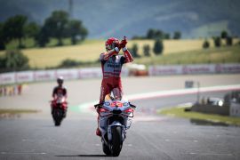 Marc Marquez incar kemenangan di MotoGP Italia 2024