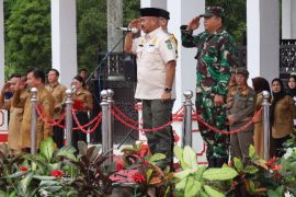 Polres Kukar kembalikan 3.090 BKO Satlinmas Pemilu  ke satuan asal