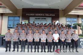 48 siswa Polri ikuti Latja Diktukba di Polres Bangka Selatan
