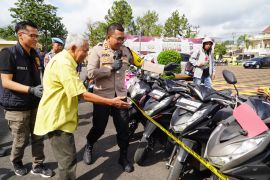 Polres menyita 21 sepeda motor hasil curian di Tasikmalaya