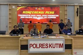 Polres Kutim ungkap kasus penipuan modus love scamming