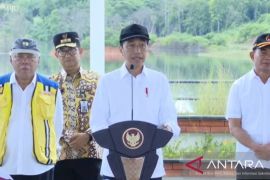Presiden Jokowi resmikan Bendungan Sepaku Semoi