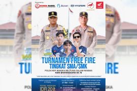 47 tim bakal berlaga di turnamen esport Free Fire Kapolda Babel Cup 2024