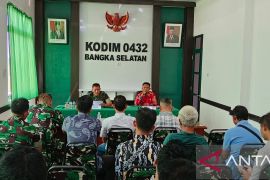 Kodim 0432 Bangka Selatan dukung optimalisasi lahan sawah