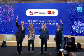 Kedubes Inggris rayakan ulang tahun ke-76 Raja Charles III