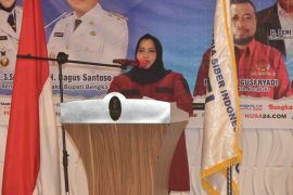 Bupati Bengkalis dan Camat Mandau terima JMSI Award 2024