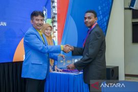 Beasiswa Pupuk Kaltim wisuda 30 peserta vokasi program Teknik Pengelasan