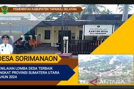 Sorimanaon Tapsel masuk nominasi penilaian lomba desa terbaik Sumut 2024