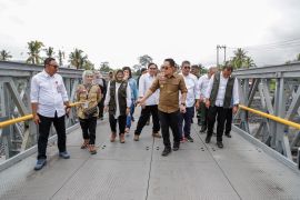 Adhy Karyono resmikan tanggul dan jembatan terdampak lahar Semeru