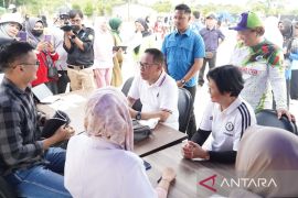 Ribuan warga Penajam ikut pengukuran tensi  di Hari Hipertensi Sedunia