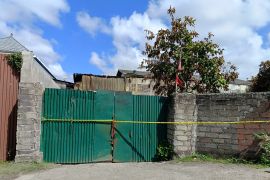 Labfor Polda Bali olah TKP gudang elpiji terbakar di Denpasar