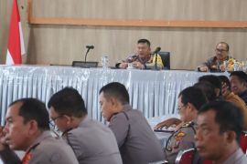 Kapolres Simalungun dan jajaran ikuti dialog penguatan internal secara virtual