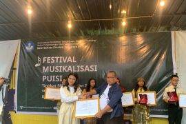 Balai Bahasa Sumsel gelar musikalisasi puisi tingkat SLTA