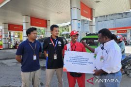 PT Pertamina Papua apresiasi petugas padamkan kebakaran di SPBU Kotaraja