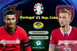 Piala Eropa 2024 - Gol larut Conceicao antar Portugal taklukan Ceko