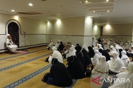 Jamaah calon haji asal Bangka mulai menuju Arafah