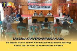 Bapas Muara Teweh Kanwil Kemenkumham Kalteng hadiri diversi di Polres Barito Selatan