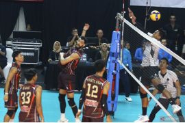 Jakarta Pertamina Pertamax habisi Palembang Bank Sumsel Babel 3-0