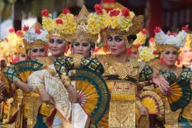Pawai Pesta Kesenian Bali tahun 2024
