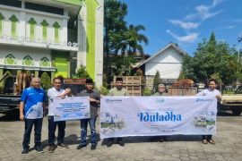 Pelindo Regional 2 Pontianak salurkan 26 ekor sapi kurban