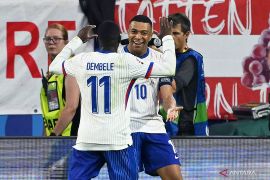 Prancis menang di laga perdana Euro 2024 berkat gol bundir