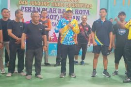 Peserta tenis meja di Porkot XIV 2014 pecahkan rekor terbanyak sejak gelaran perdana