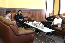 Kapolda Kaltara Menerima Kunjungan Kerja Kepala Kantor Wilayah DJBC Kalimantan Bagian Timur