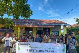 BPN Langkat lakukan penyuluhan redistribusi tanah di Pematang Jaya