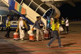 Kloter 1 haji Debarkasi Surabaya tiba di Juanda