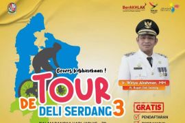 Pemkab promosikan potensi objek wisata melalui Tour de Deli Serdang 2024