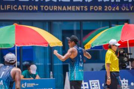 Indonesia melangkah ke semifinal AVC Beach Volleyball Continental Cup