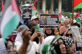 Aksi bela Palestina di Sidoarjo