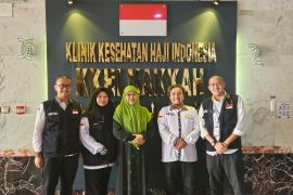 Khofifah beri semangat jamaah haji Indonesia di Tanah Suci