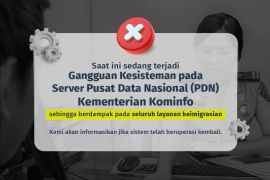 PDN gangguan, Imigrasi tetap layani perlintasan dan permohonan Paspor