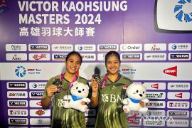 Kalahkan wakil tuan rumah, Jesita/Febi juara Kaohsiung Masters 2024