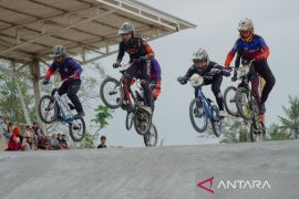 Kejuaraan balap sepeda Mahameru Open BMX Racing Lumajang 2024