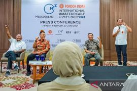 Puluhan pegolf dari 11 negara bersaing di turnamen Medco Pondok Indah