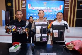 Polisi Blitar tangkap dua jaringan narkoba senilai Rp1,5 miliar