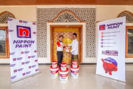 416 masjid di Banten terima bantuan total 5.600 liter cat